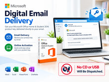 Load image into Gallery viewer, Microsoft Office Home & Student 2016 | 1 PC Lifetime License | Email Delivery