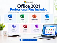 Load image into Gallery viewer, Microsoft Office 2021 Professional Plus | 1 PC Lifetime License | Windows | Digital Delivery
