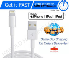 Load image into Gallery viewer, Genuine iPhone Charger Fast For Apple Long Cable USB Lead 12 11 5 6 7 8 X XS XR