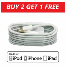 Load image into Gallery viewer, USB iPhone Charger Fast For Apple Long Cable USB Lead 5 6 7 8 X XS XR 11 12 Pro