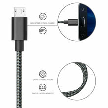 Load image into Gallery viewer, 1M 2M 3M Long Micro USB Data Sync Charger Cable Lead For Samsung Android Phones
