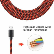 Load image into Gallery viewer, 1M 2M 3M Long Micro USB Data Sync Charger Cable Lead For Samsung Android Phones
