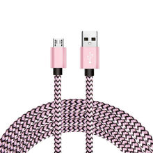 Load image into Gallery viewer, 1M 2M 3M Long Micro USB Data Sync Charger Cable Lead For Samsung Android Phones
