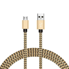 Load image into Gallery viewer, 1M 2M 3M Long Micro USB Data Sync Charger Cable Lead For Samsung Android Phones

