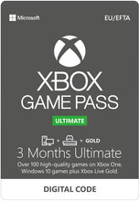 Load image into Gallery viewer, Xbox Game Pass Ultimate for Console | 3 Month Membership | Xbox One - Download Code
