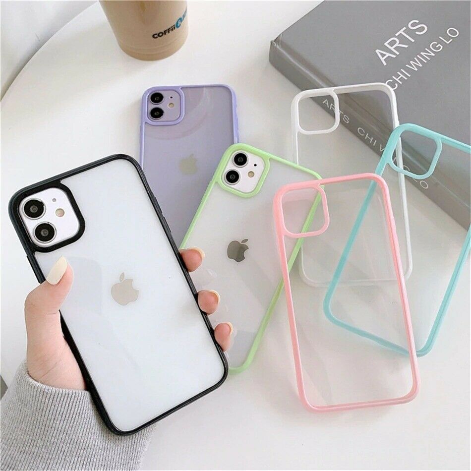 Case for iPhone 11 12 Pro Max Mini 7 8 SE XR X XS Clear Shockproof Phone Cover