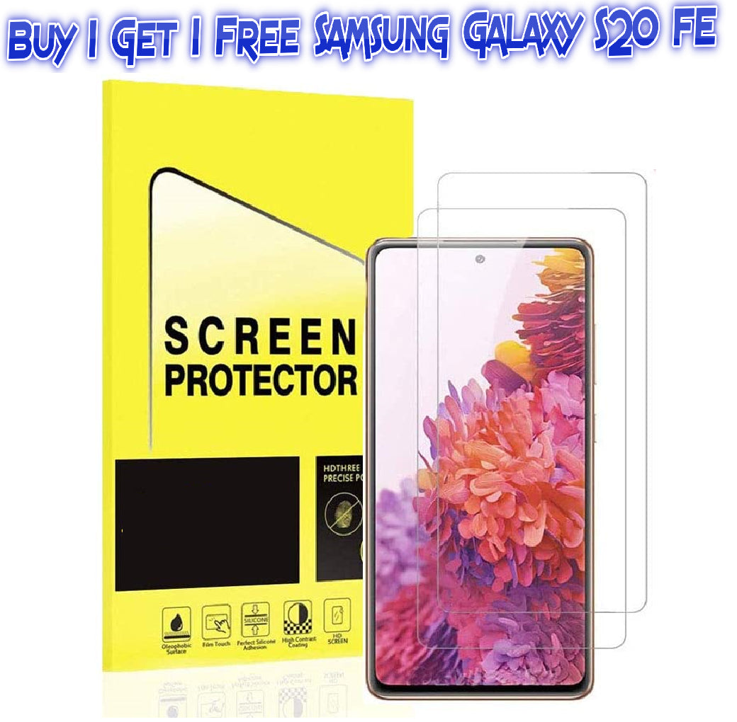 For Samsung Galaxy S20 FE Tempered Glass Screen Protector [Case Friendly]