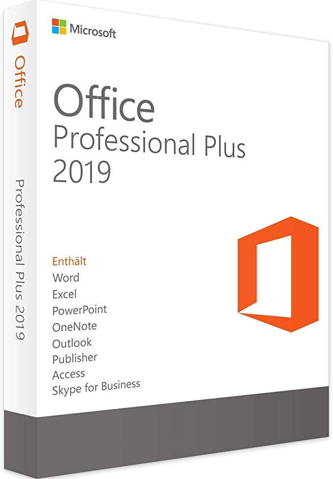 Microsoft Office 2019 Professional Plus 1 PC Digital License Key - Windows 10 ONLY Compatible Version