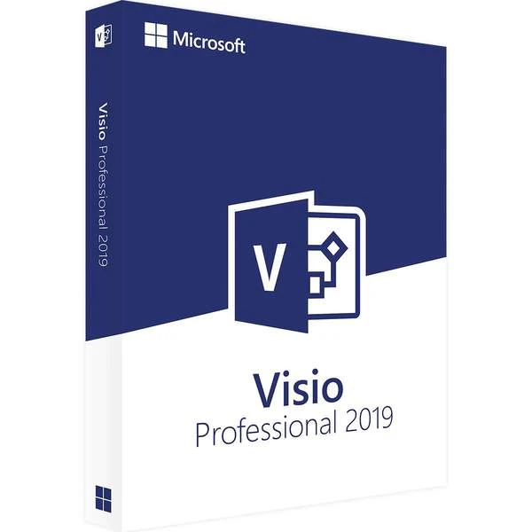 Microsoft Visio Professional 2019 For Windows PC | Digital Key + Download